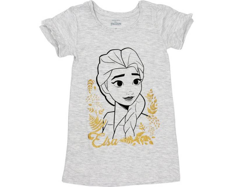Disney T-Shirt Frozen Mädchen (1-tlg) Shirt, Oberteil, Leibchen, Funktionsshirt, Shortsleeve Shirt von Disney