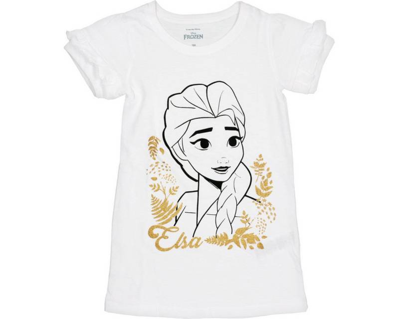 Disney T-Shirt Frozen Mädchen (1-tlg) Shirt, Oberteil, Leibchen, Funktionsshirt, Shortsleeve Shirt von Disney