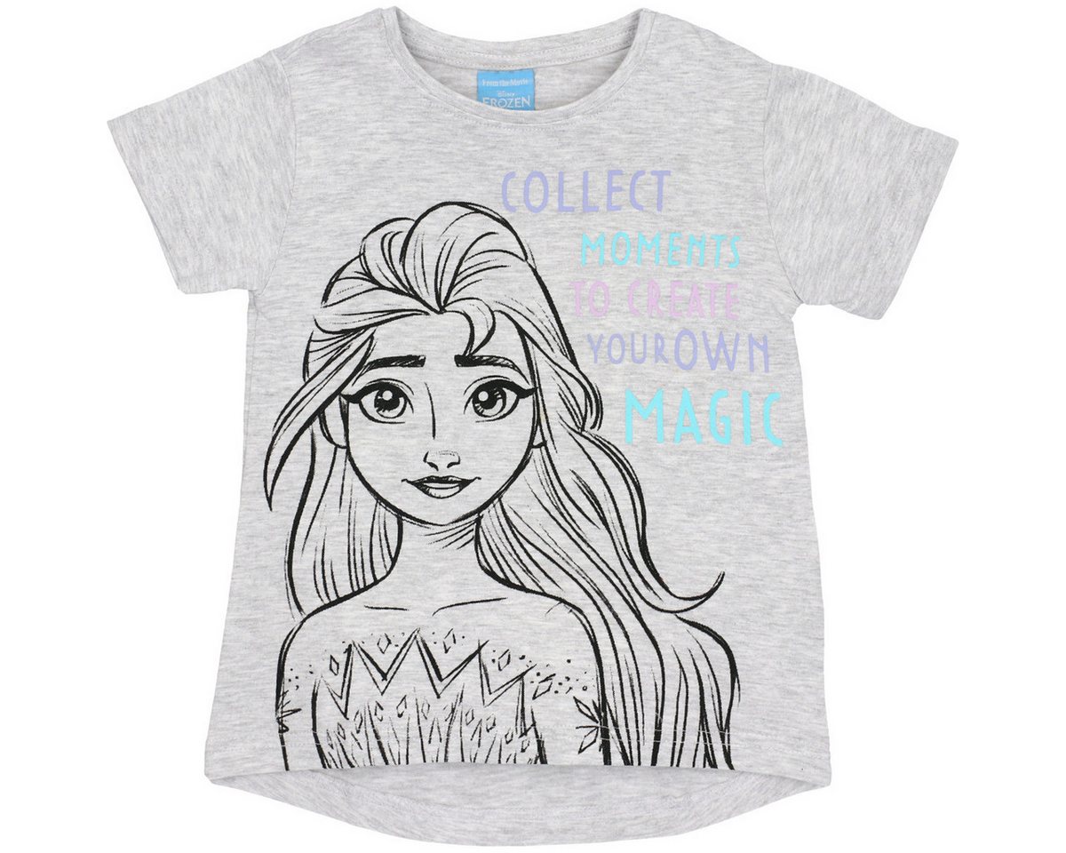 Disney T-Shirt Frozen Mädchen (1-tlg) Shirt, Oberteil, Leibchen, Funktionsshirt, Shortsleeve Shirt von Disney