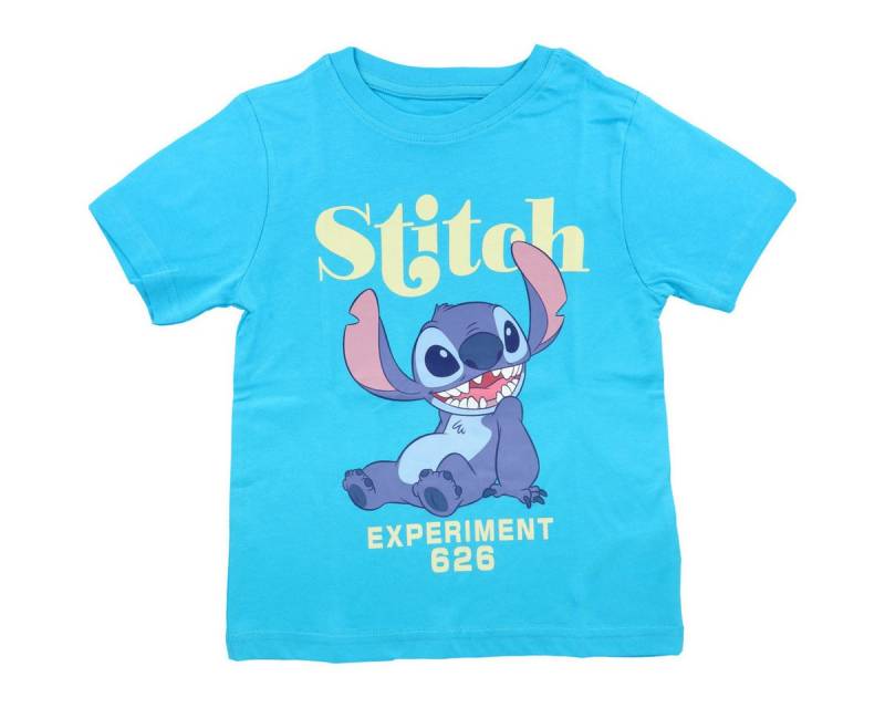 Disney T-Shirt Lilo & Stitch Unisex Kinder (1-tlg) Shirt, Oberteil, Leibchen, Funktionsshirt, Shortsleeve Shirt von Disney