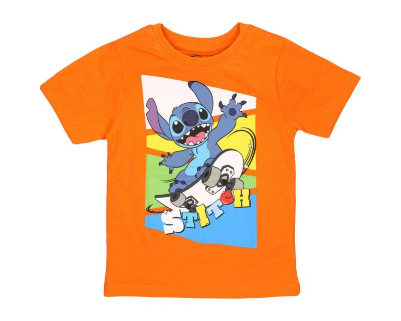 Disney T-Shirt Lilo & Stitch Unisex Kinder (1-tlg) Shirt, Oberteil, Leibchen, Funktionsshirt, Shortsleeve Shirt von Disney