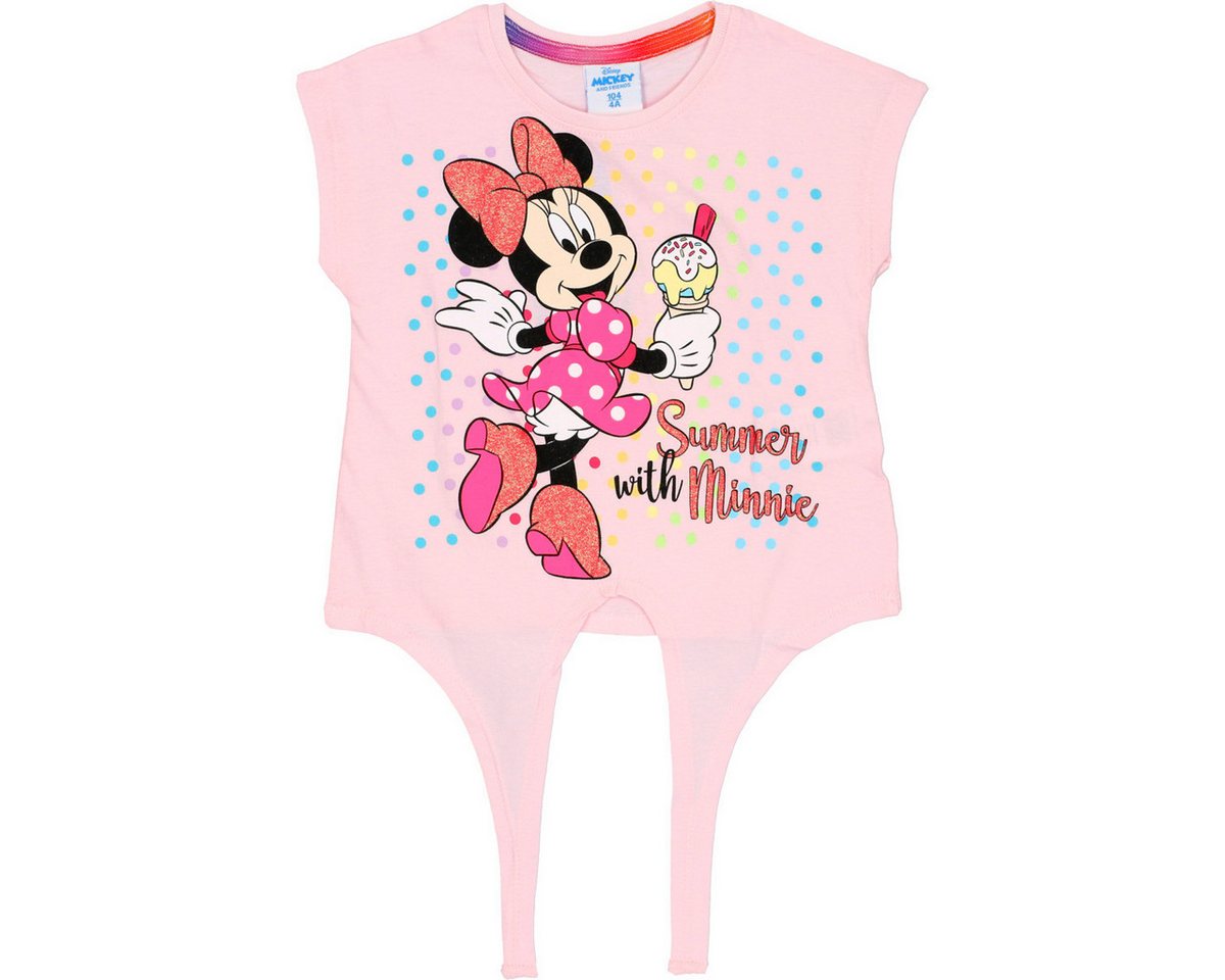 Disney T-Shirt Minnie Mouse Mädchen (1-tlg) Shirt, Oberteil, Leibchen, Funktionsshirt, Shortsleeve Shirt von Disney