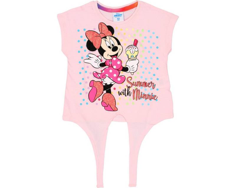 Disney T-Shirt Minnie Mouse Mädchen (1-tlg) Shirt, Oberteil, Leibchen, Funktionsshirt, Shortsleeve Shirt von Disney
