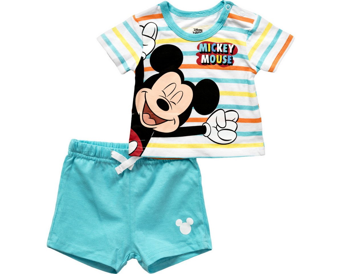 Disney T-Shirt & Shorts Minnie Mouse Unisex Kinder (2-tlg) Shirt, T-Shirt, Shorts, Kurze Hose, Set Shirt Shorts von Disney