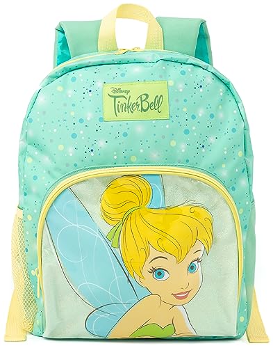 Disney Tinker Bell Mädchen Rucksack | Verzaubernder grüner Glitzer-Rucksack für Kinder | Trage Magie überallhin mit verstellbaren Gurten für Komfort | Geräumige Fächer für all deine Essentials von Disney