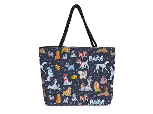 Disney Tote Travel Bag Dogs: Dalmatians Lady Tramp Copper Dodger All Over Print von Disney