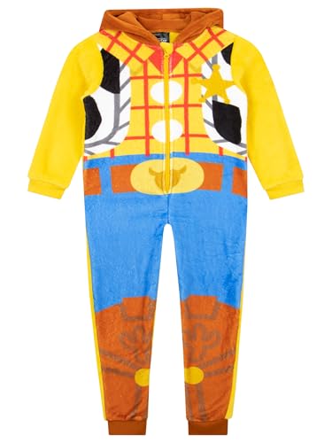 Disney Toy Story Onesie Kinder | Schlafoveralls Für Jungen | Onesie Kinder Kuschelig Gelb 92 von Disney