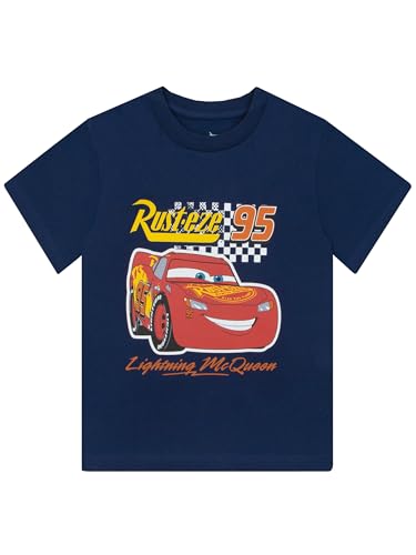 Disney Tshirt | Cars T Shirt | Lightning Mcqueen Tshirt | Baumwolle T-Shirts Für Jungen | Blau 116 Disney Tshirt | Cars T Shirt | Lightning Mcqueen Tshirt | Baumwolle T-Shirts Für Jungen | Blau 116 von Disney