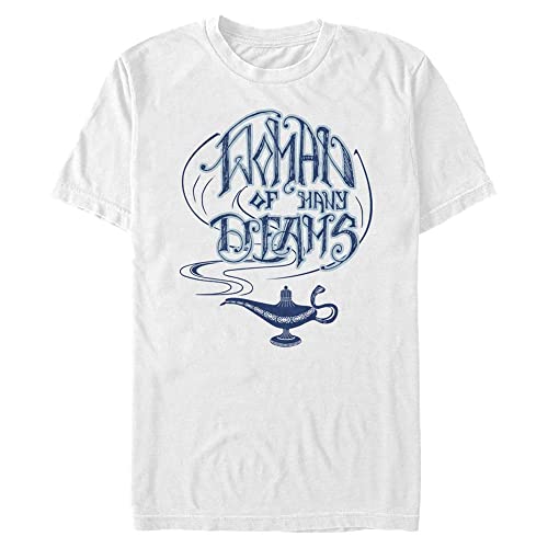 Disney Unisex Aladdin: Live Action-Women of Many Dreams Organic Short Sleeve T-Shirt, White, L von Disney