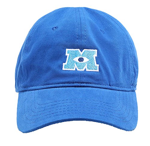 Disney Unisex Pixar Monsters Inc and University Baseball Cap, Adjustable Dad Hat Hut, königsblau, Einheitsgröße von Disney