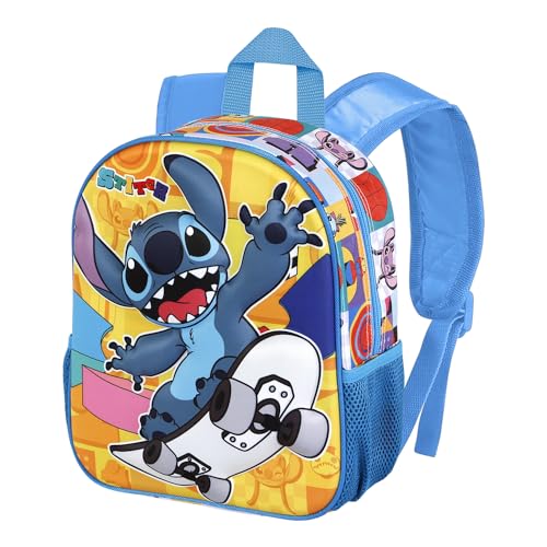 Disney Unisex Kinder 07028 Kleiner 3D Rucksack Skater, Gelb Skater, Einheitsgröße von Disney