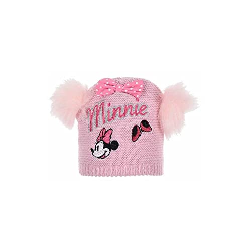 Disney Unisex Kinder Minnie Beanie Baby Interiror Lined 2col Hut, Weiß oder Pink Zufällig (Mehrfarbig), Einheitsgröße von Disney