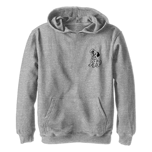 Disney Unisex Kinder Patch Line Hoodie, Sportlich Heather, M von Disney