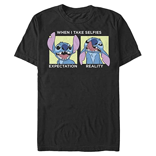 Disney Lilo & Stitch - Stitch Selfie Unisex Crew neck Black M von Disney