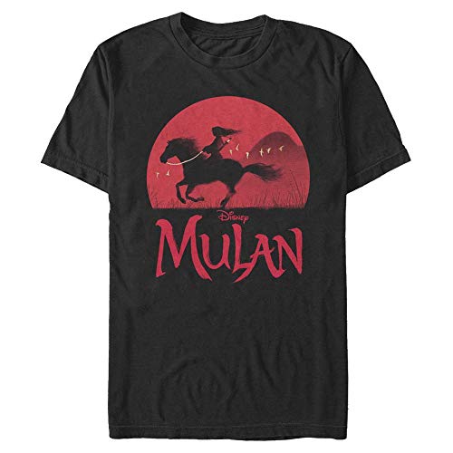 Disney Unisex Mulan: Live Action Mulan Sunset Organic Short Sleeve T-shirt, Schwarz, XL von Disney