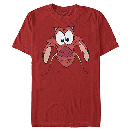 Disney Mulan - Big Face Mushu Unisex Crew neck Red XL von Disney