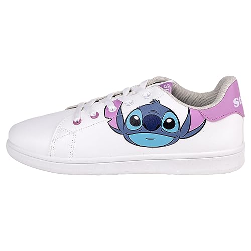 Disney Unisex Stitch Sneakers Sneaker, Weiß, 38 EU von Disney