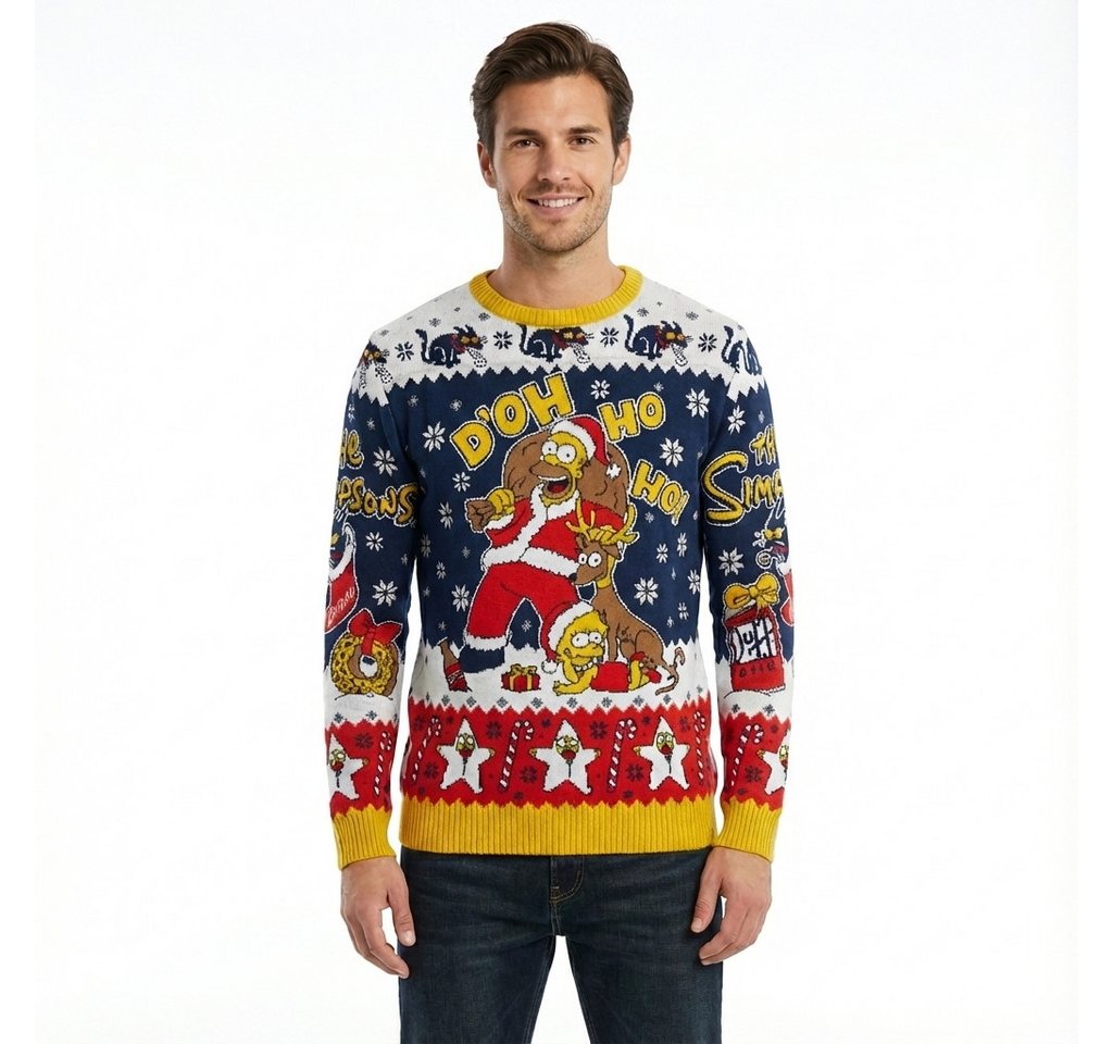 Disney Weihnachtspullover Die Simpsons - Disney Weihnachtspullover 2025 2Motive Damen & Herren von Disney