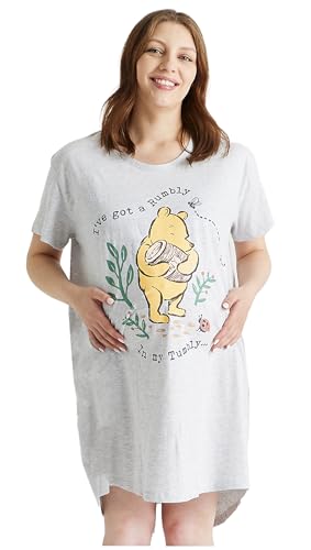 Disney Winnie the Pooh Damen-Umstandsnachthemd, Nachthemd, Winnie The Pooh, L von Disney