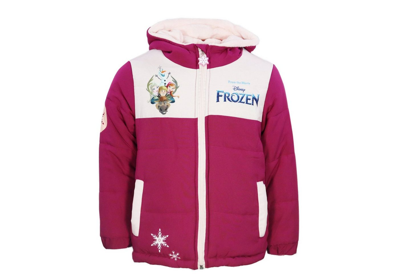 Disney Winterjacke Disney Die Eiskönigin Mädchen Kinder Jacke Kapuze Gr. 92-128 von Disney