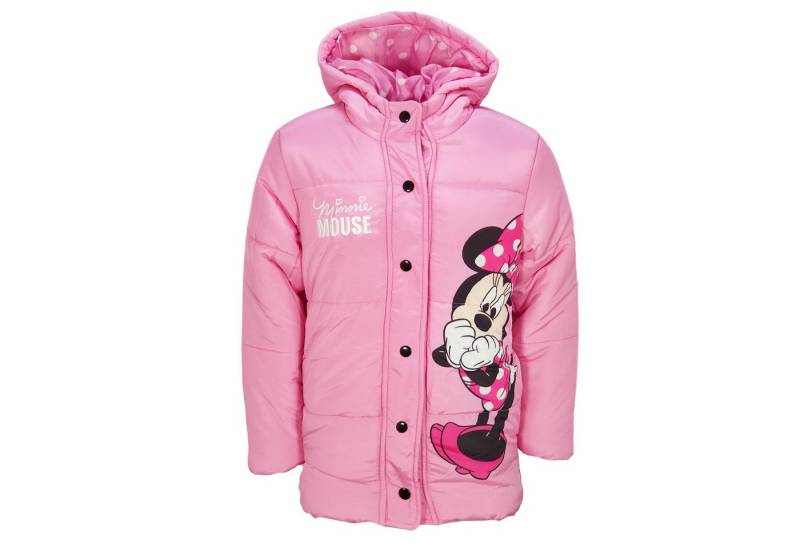 Disney Winterjacke Disney Minnie Maus Kinder Winterjacke Mädchen Jacke mit Kapuze Gr. 92 bis 128 von Disney
