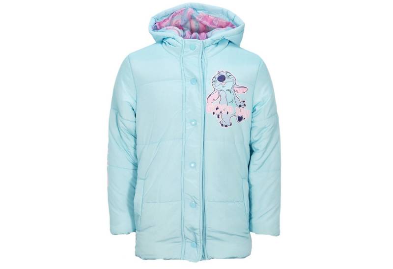 Disney Winterjacke Disney Stitch Kinder Winterjacke Mädchen Jacke mit Kapuze Gr. 92 bis 128 von Disney