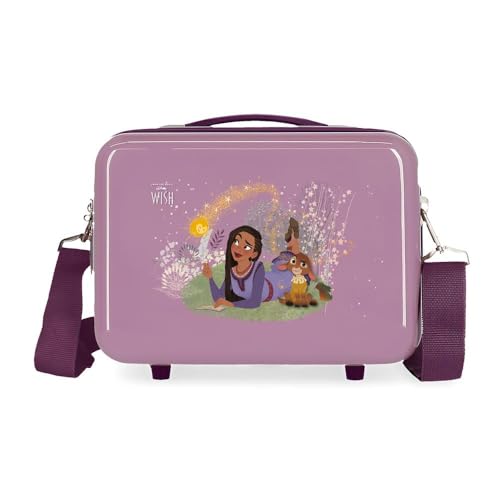 Disney Wish Just Kid-Ding Around Nececer anpassbar, Violett, 29 x 21 x 15 cm, starr, ABS, 9,14 l, 0,8 kg, dunkelviolett, Talla única, Brauchen anpassbar von Disney