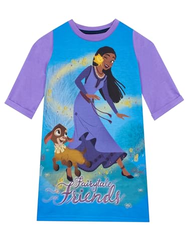 Disney Wish Nachthemden | Wish Schlafshirt | Nachthemden Mädchen | Blau 104 von Disney