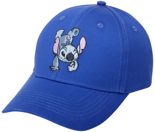 Disney Women's Baseball Cap Lilo & Stitch Curved Brim Snap-Back Hat, Lilo Blue von Disney