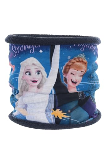 Frozen - Die Eiskönigin Schal Kinder | Loop | Geschenke für Mädchen | Schlauchschal | Anna und Elsa | Rundschal | Winter | gefüttert mit Fleece | Halstuch (Dunkelblau) von Disney