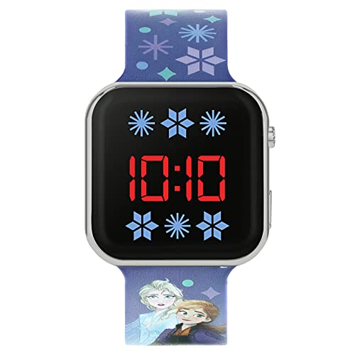 Frozen Mädchen Analog Quarz Uhr mit Silikon Armband FZN4733ARG von Disney Frozen