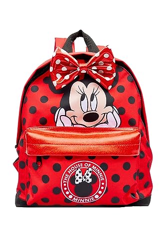 KP Pharma Unisex Kinder Roxy Backpack Rucksack, Rot-Minnie Mouse von Disney