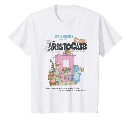 Kinder Aristocats Vintage Movie Poster T-Shirt von Disney