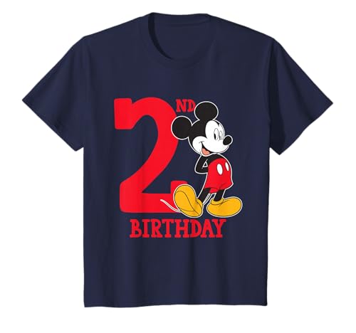 Kinder Disney Mickey Mouse 2nd Birthday T-Shirt von Disney