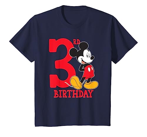 Kinder Disney Mickey Mouse 3rd Birthday T-Shirt von Disney