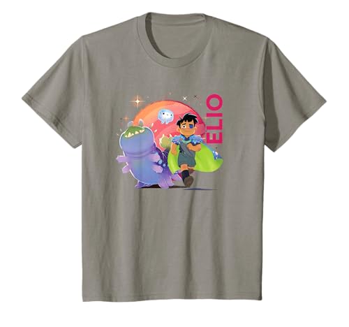 Kinder Elio Walking Together With Glordon T-Shirt von Disney