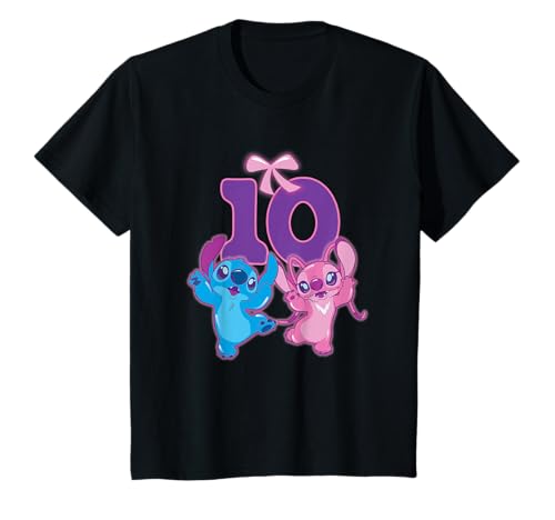 Kinder Lilo and Stitch 10 Geburtstag T-Shirt von Disney