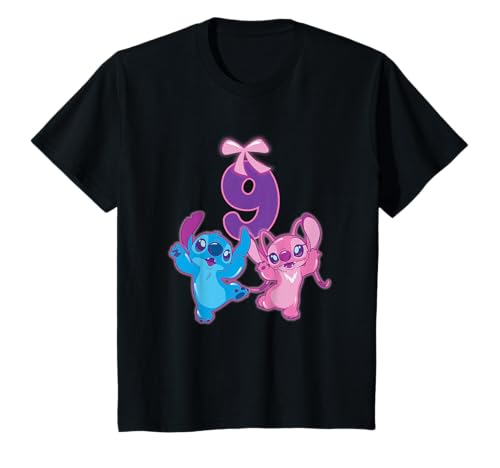 Kinder Lilo and Stitch 9 Geburtstag T-Shirt von Disney