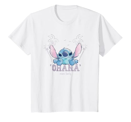 Kinder Lilo & Stitch Ohana Means Family Sketch T-Shirt von Disney