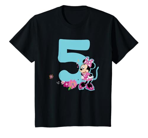 Kinder Minnie Mouse 5 Geburtstag T-Shirt von Disney