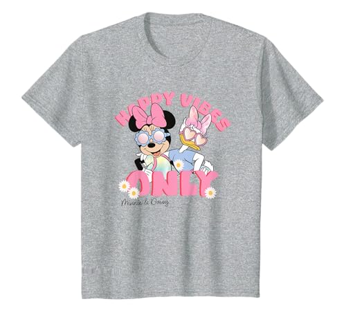 Kinder Minnie Mouse Daisy Duck Happy Vibe T-Shirt von Disney