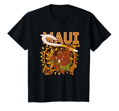 Kinder Moana Maui Sun Raise The Hook T-Shirt von Disney