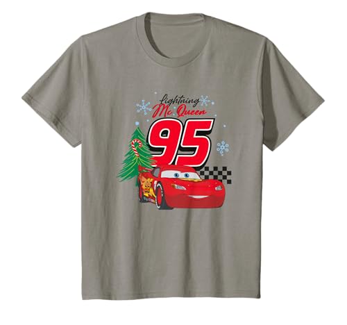 Kinder Weihnachten Cars Lightning McQueen T-Shirt von Disney