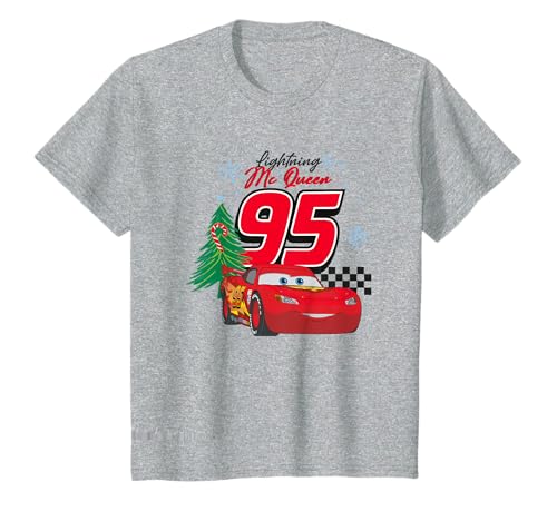 Kinder Weihnachten Cars Lightning McQueen T-Shirt von Disney