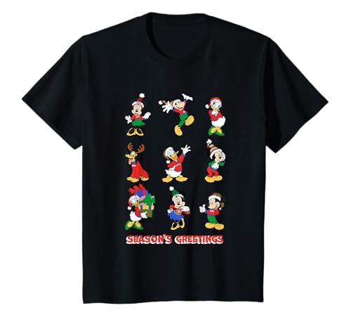 Kinder Weihnachten Mickey and Friends Season's Greetings T-Shirt von Disney