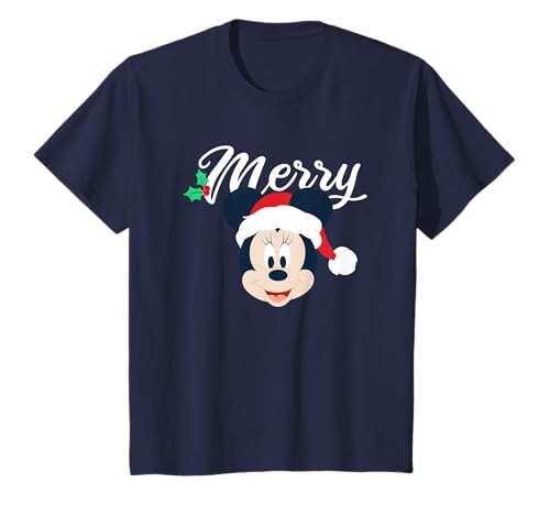 Kinder Weihnachten Minnie Mouse Merry T-Shirt von Disney