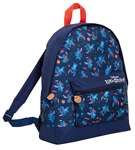 Lilo and Stitch Rucksack für Erwachsene, Teenager, Jungen, Mädchen, Disney-Schulranzen, Reisen, College, Arbeitsrucksack, blau, Einheitsgröße von Disney