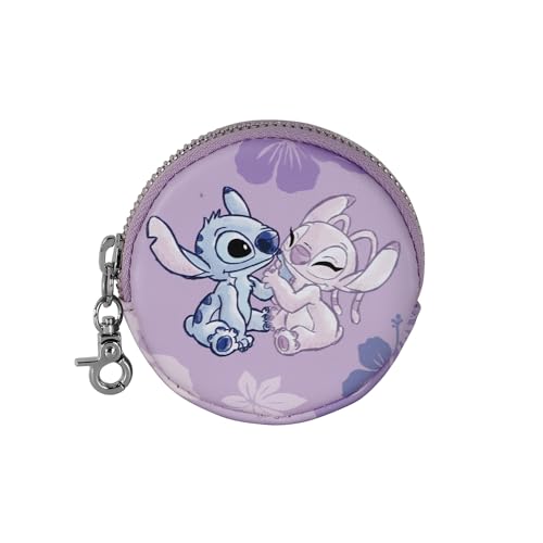 Lilo und Stitch Stitch & Angel-Cookie Portemonnaie, Rosa von Disney