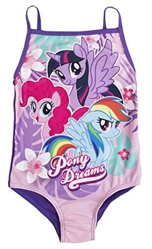 Lora Dora Badeanzug für Mädchen Gr. 3-4 Jahre, My Little Pony - Pony Dreams von Disney