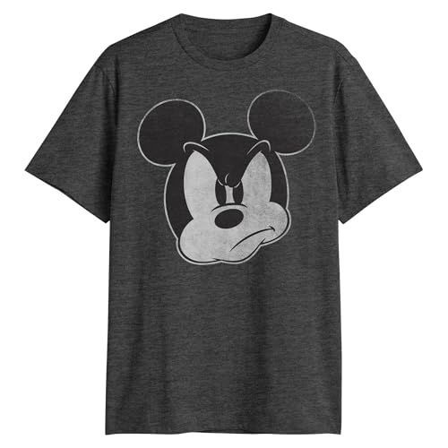 Mad Mickey Mouse Distressed Design T-Shirt für Erwachsene, Chhth, Mittel von Disney